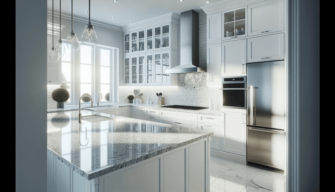 Elegant White Kitchen Granite Countertops: A Guide for Professionals - Z Boutique by Marble Couture