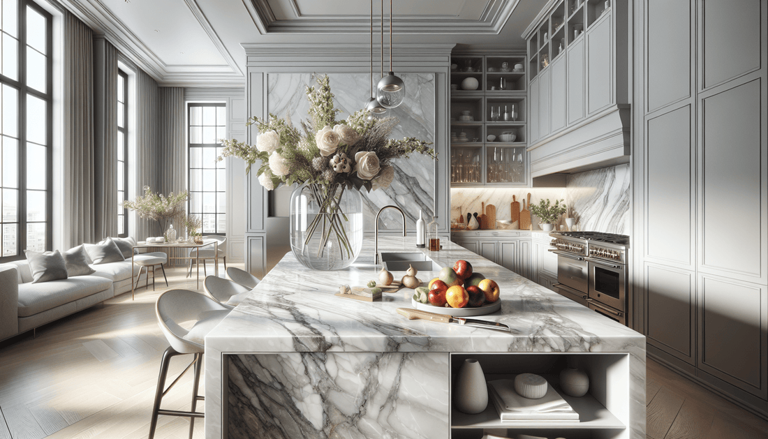 Elegantly Enhance Spaces with Calacatta Marble Countertops - Zicana Boutique