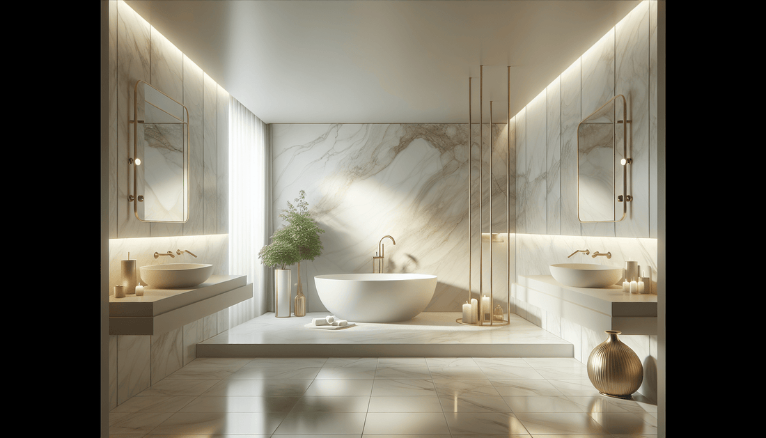 Elevate Bathroom Elegance with Infinity Porcelain from Zicana Boutique - Z Boutique by Marble Couture