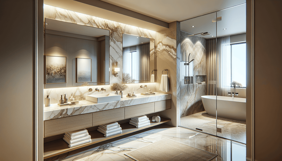 Elevate Bathroom Spaces with Luxurious Cambria Quartz Solutions - Z Boutique by Marble Couture