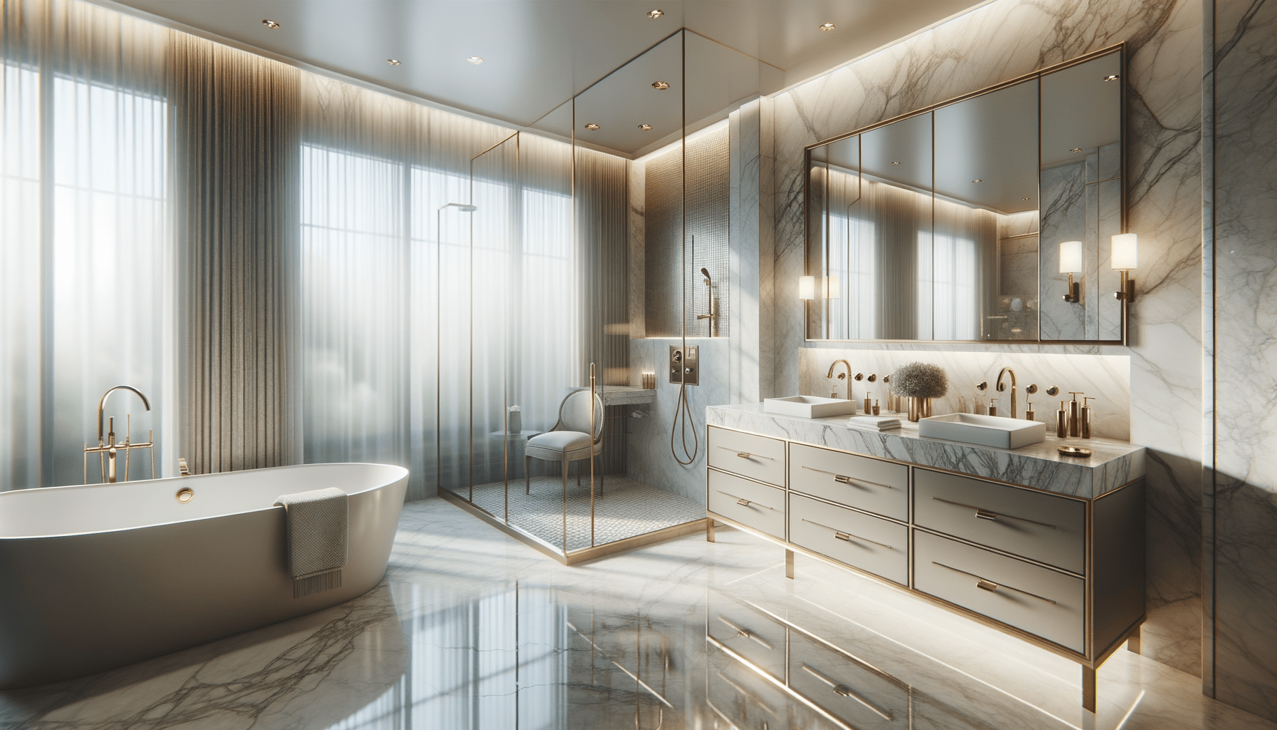 Elevate Bathrooms with Taj Mahal Quartzite Elegance and Durability ...