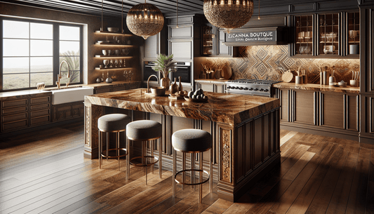 Elevate Designs with Luxurious Brown Granite Countertops by Zicana Boutique - Z Boutique by Marble Couture