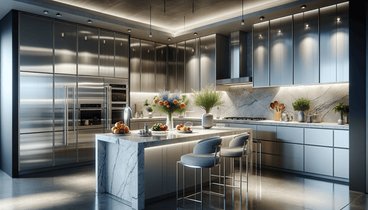 Elevate Homes with Elegant Silver Gray Granite Countertops - Z Boutique by Marble Couture