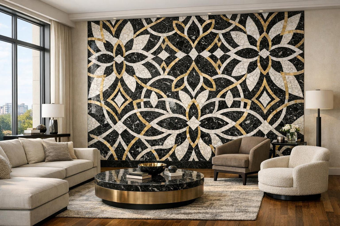 Elevate Interiors: Decova Salma Nero Mosaic by Zicana - Zicana Boutique