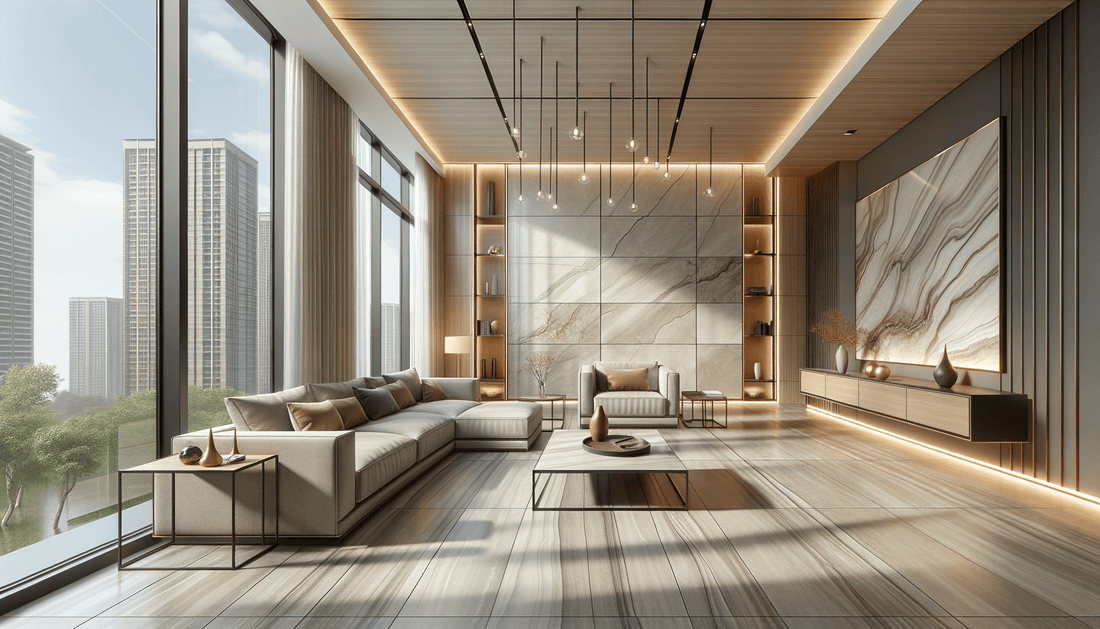 Elevate Interiors Instantly with Thin Porcelain Slabs - Zicana Boutique