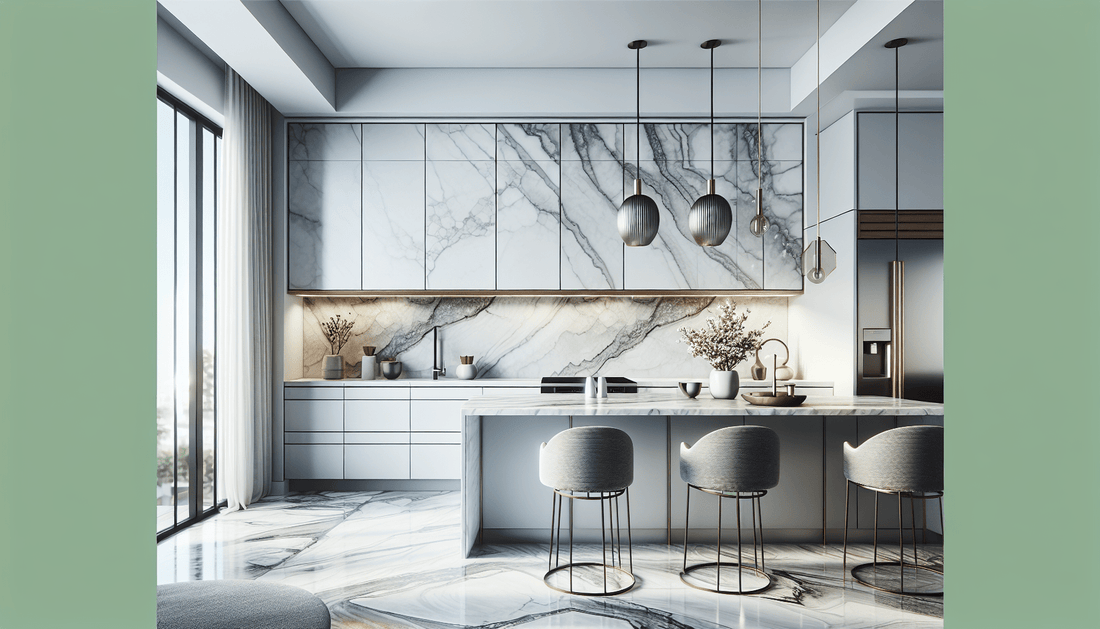 Elevate Interiors with Arabescato Marble Countertops: A Designer's Choice - Zicana Boutique