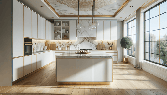 Elevate Interiors with Calacatta Gold Porcelain Slabs from Zicana - Zicana Boutique