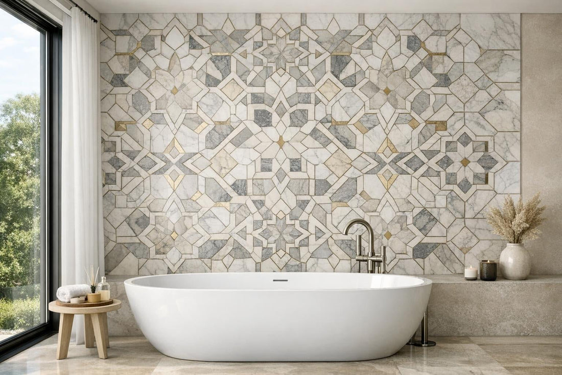 Elevate Interiors with Decova Salma Marble Mosaic Magic - Zicana Boutique