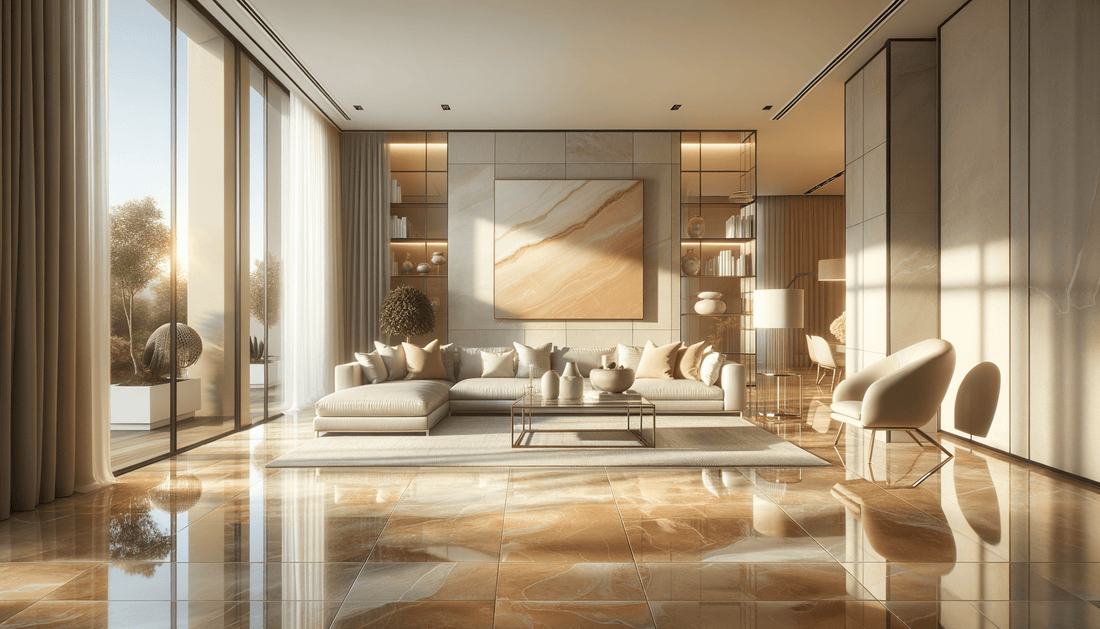 Elevate Interiors with Desert Peach Marble Tile from Zicana - Zicana Boutique