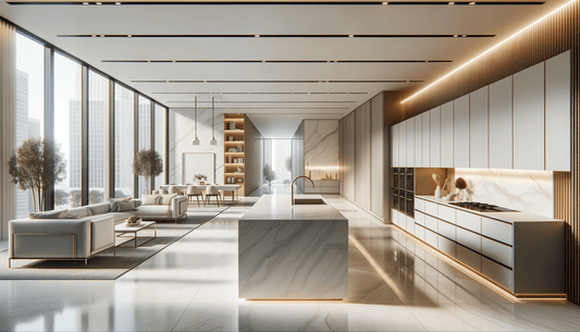 Elevate Interiors with Durable Laminam Bianco Lasa Surfaces - Zicana Boutique