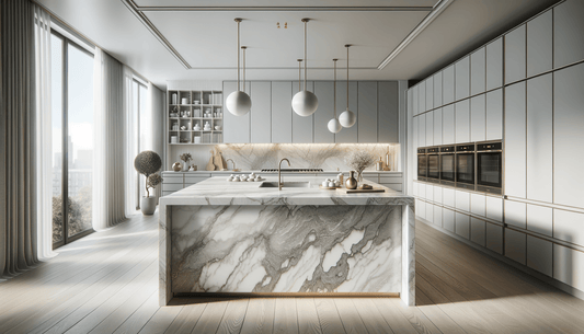 Elevate Interiors with Durable Vicostone Marino Quartz Surfaces - Zicana Boutique