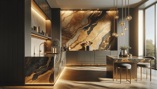 Elevate Interiors with Exquisite Ubatuba Gold Granite Solutions - Z Boutique by Marble Couture