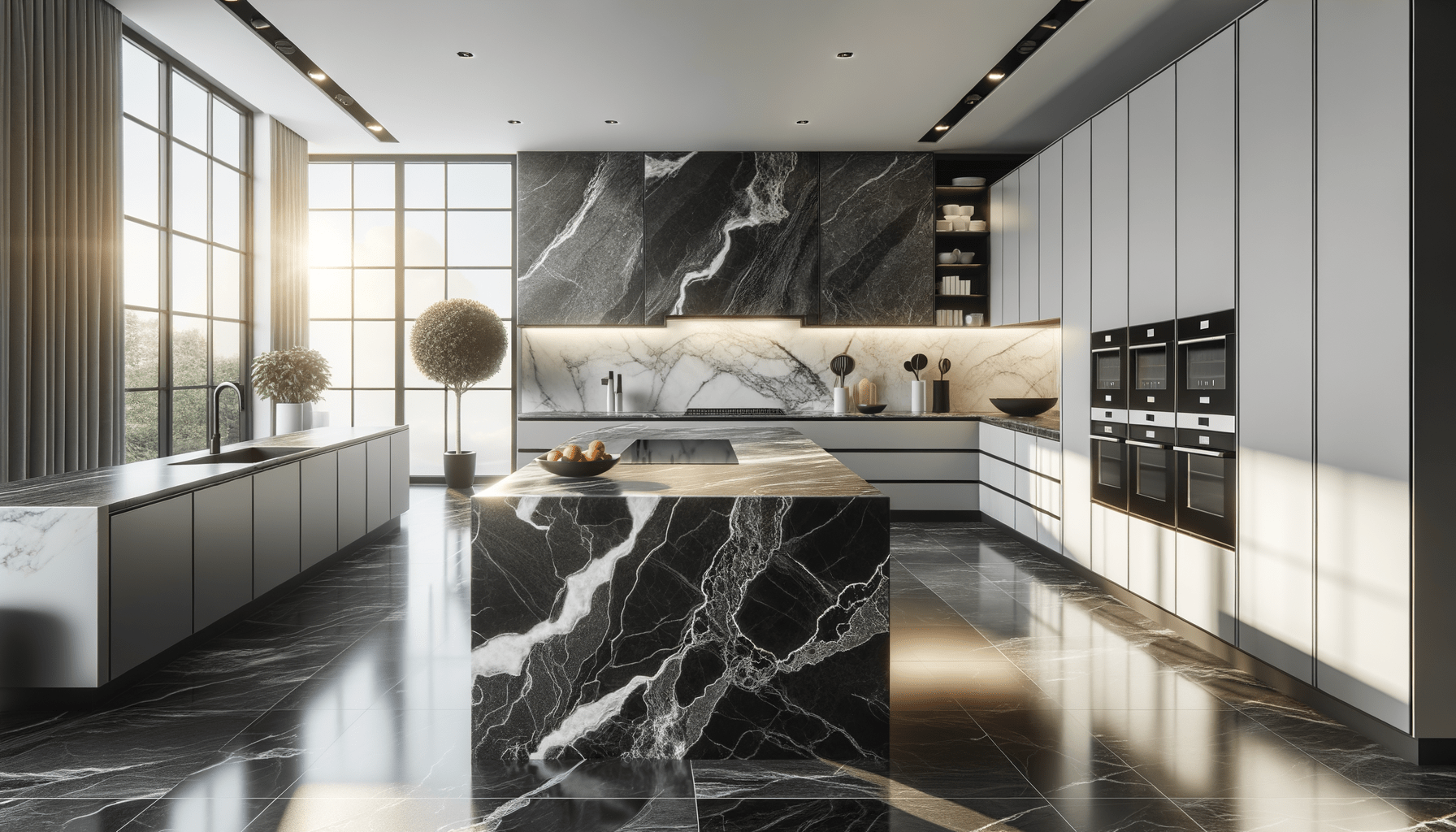 Elevate Interiors with Florim Stone Marble Marquina Elegance – Zicana ...