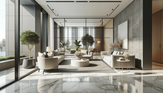 Elevate Interiors with Florim White Dust Stone Elegance - Zicana Boutique