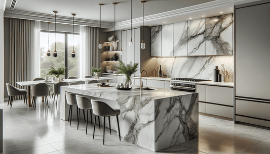 Elevate Interiors with Luxurious Calacatta Prado Quartz Surfaces - Z Boutique by Marble Couture