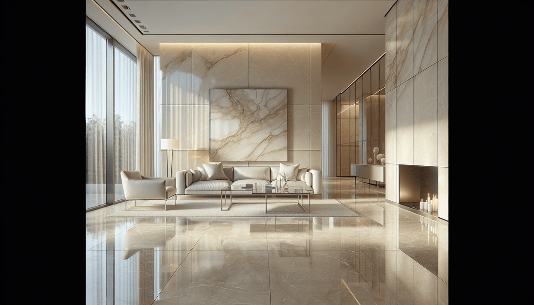 Elevate Interiors with Luxurious Crema Marfil Marble Tile Solutions - Z Boutique by Marble Couture