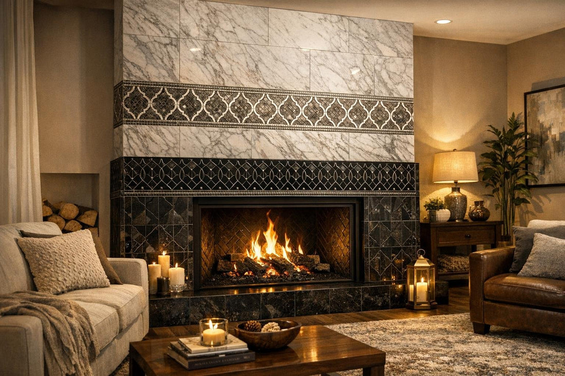 Elevate Interiors with Luxurious Fireplace Tile Solutions - Zicana Boutique