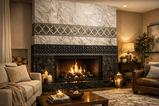 Elevate Interiors with Luxurious Fireplace Tile Solutions - Zicana Boutique