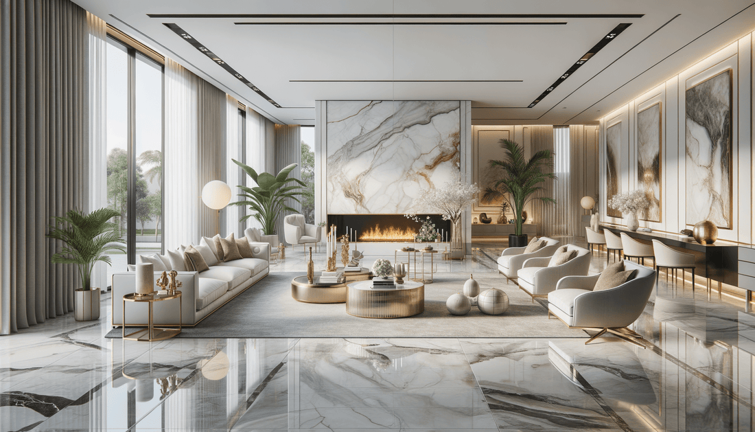 Elevate Interiors with Luxurious Florim Onyx White Surfaces - Zicana Boutique