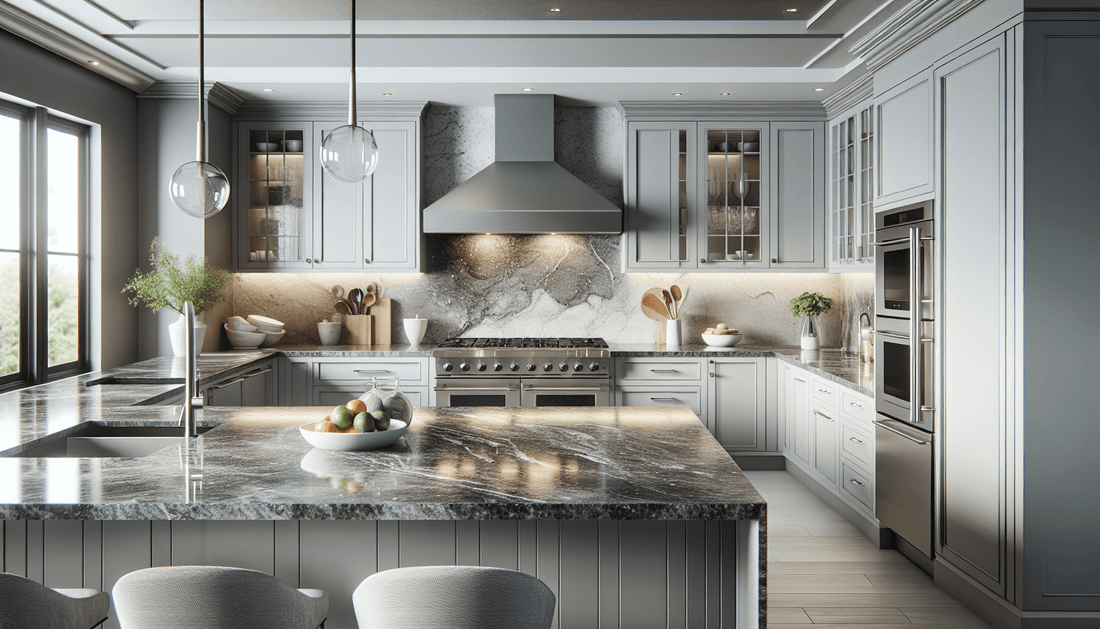 Elevate Interiors with Luxurious Grey Granite Kitchen Countertops - Z Boutique by Marble Couture