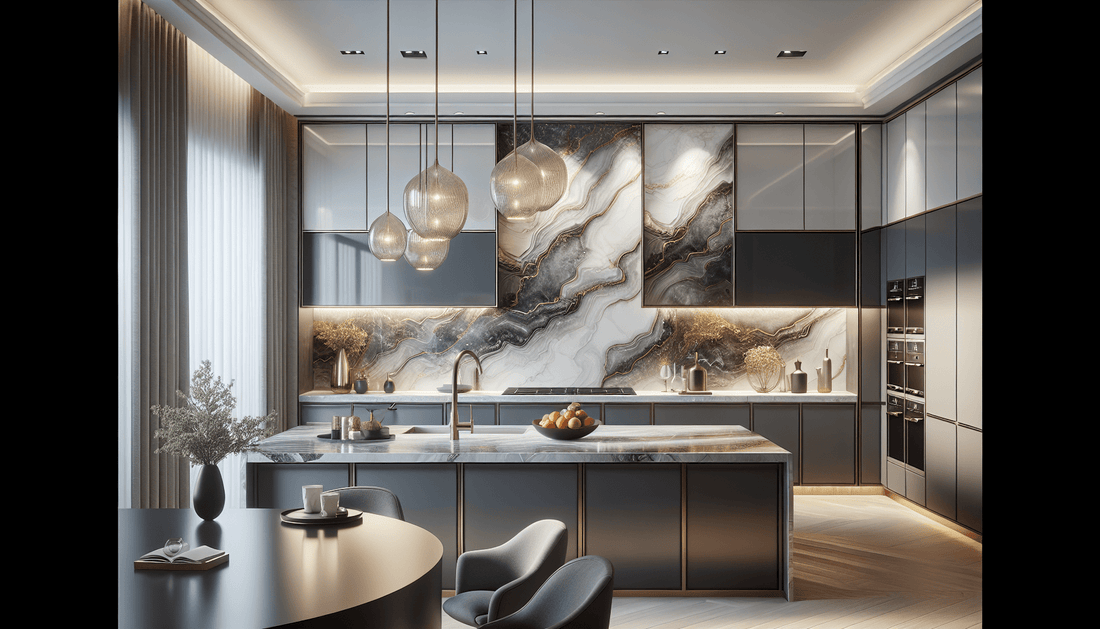 Elevate Interiors with Luxurious Quartz Slab Backsplash Designs - Zicana Boutique