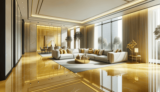 Elevate Interiors with Luxurious Yellow Porcelain Slabs - Zicana Boutique