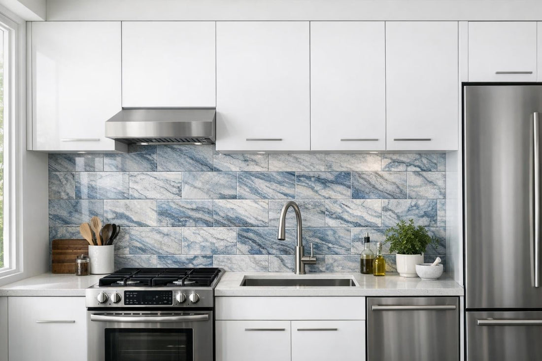 Elevate Interiors with Macubas Blue Quartzite Tiles - Zicana Boutique