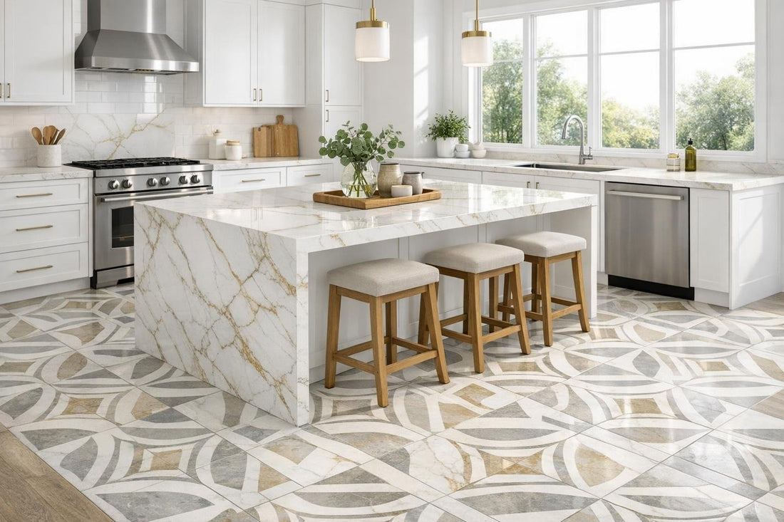 Elevate Interiors with Modern Kitchen Floor Tile Design - Zicana Boutique