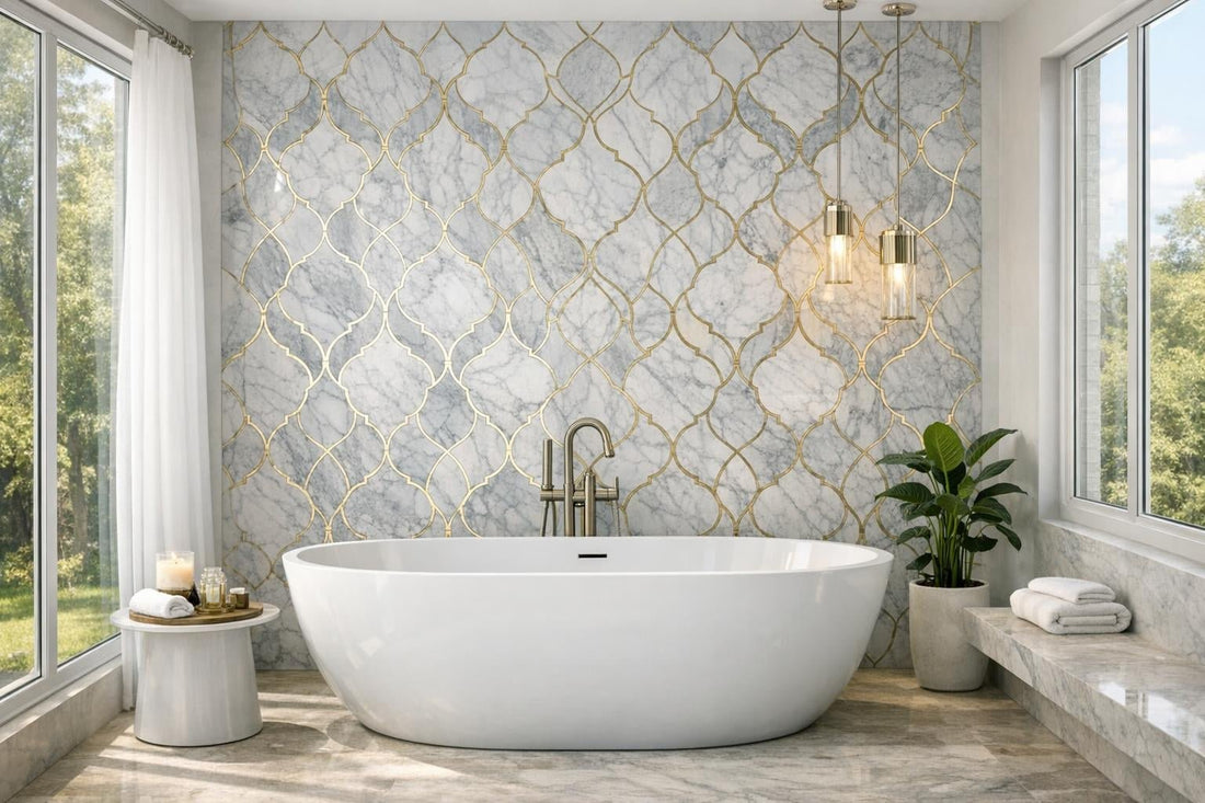 Elevate Interiors with Rivera Amira Marble Mosaic from Zicana - Zicana Boutique