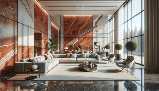 Elevate Interiors with Striking Florim Jasper Rouge Stone - Zicana Boutique