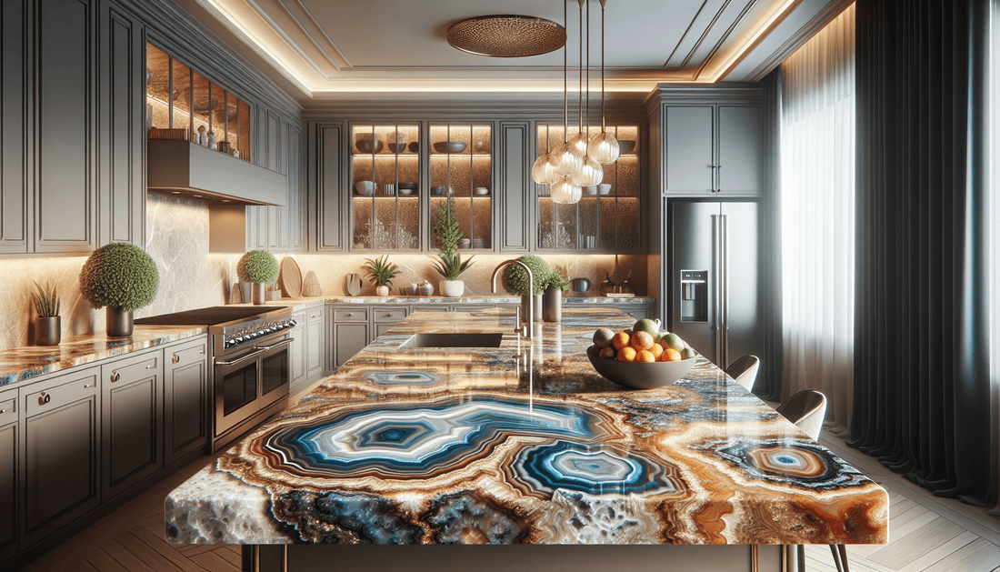 Elevate Interiors with Stunning Agate Stone Countertops - Z Boutique by Marble Couture