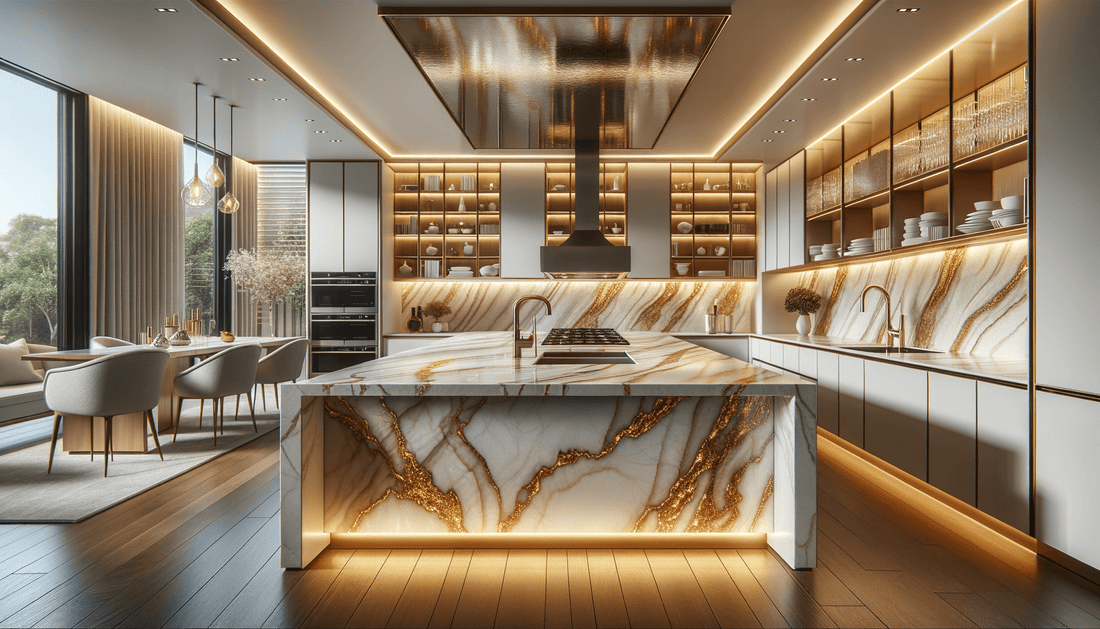 Elevate Interiors with the Radiance of Silestone D'Or - Zicana Boutique