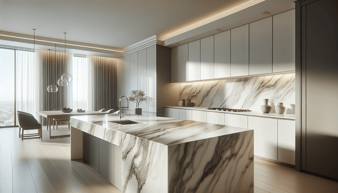 Elevate Interiors with Timeless Calacatta Ultra Quartz Elegance - Zicana Boutique