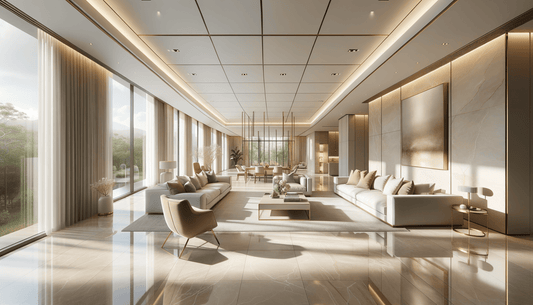 Elevate Interiors with Timeless Porcelain Slabs Cream Elegance - Zicana Boutique