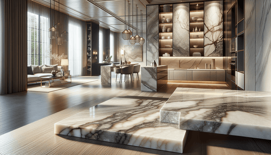 Elevate Interiors with Timeless SantaMargherita Quartz Slabs for Professionals - Z Boutique by Marble Couture