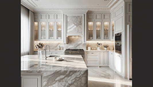 Elevate Interiors with Timeless White Ornamental Granite Solutions - Z Boutique by Marble Couture