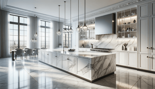 Elevate Interiors with Vicostone Quartz Carrara Elegance - Zicana Boutique