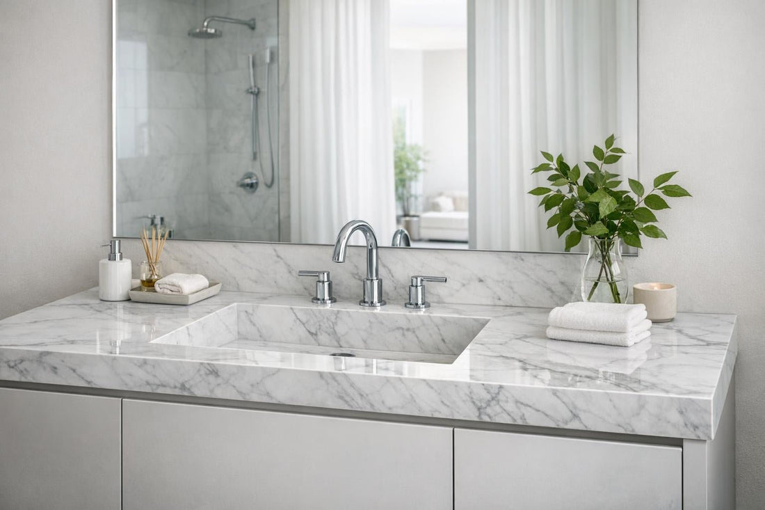 Elevate Interiors with Vittoria Vanity Sink - Marble Couture - Zicana Boutique