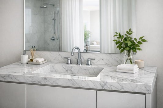 Elevate Interiors with Vittoria Vanity Sink - Marble Couture - Zicana Boutique