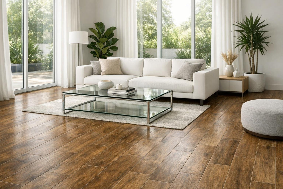 Elevate Interiors with Wood-Look Ceramic Floors - Zicana Boutique