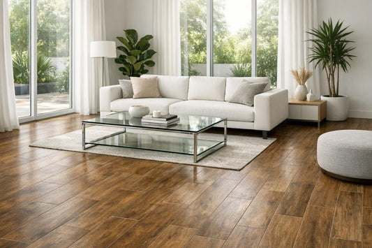 Elevate Interiors with Wood-Look Ceramic Floors - Zicana Boutique