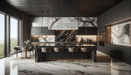 Elevate Interiors with Zicana's Luxurious Black Marble Countertops - Z Boutique by Marble Couture