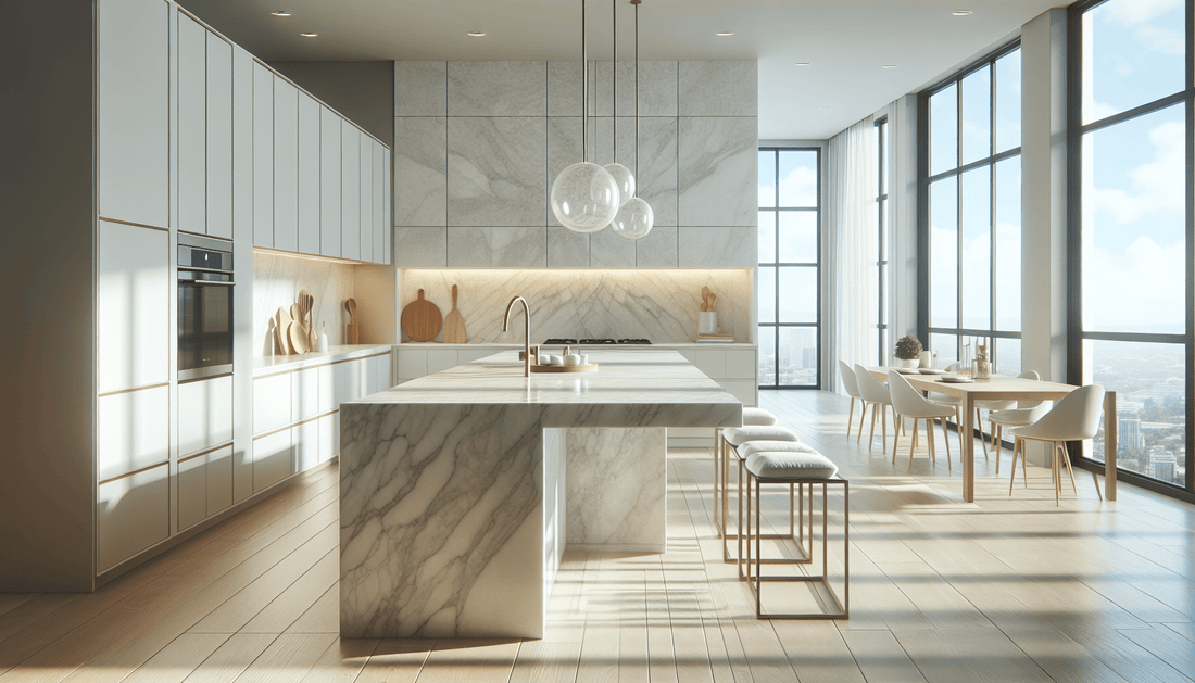 Elevate Interiors with Zicana's White Limestone Countertops - Zicana Boutique