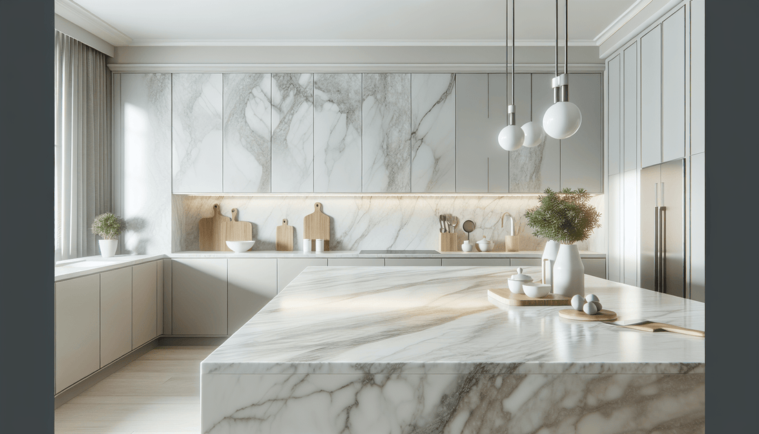 Elevate Kitchen Designs with Luxurious Bianco Dolomiti Marble Solutions - Zicana Boutique