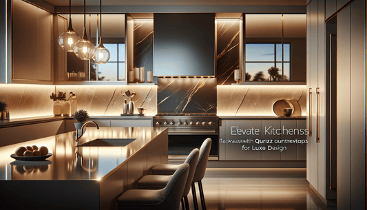 Elevate Kitchens: Backsplash with Quartz Countertops for Luxe Design - Z Boutique by Marble Couture