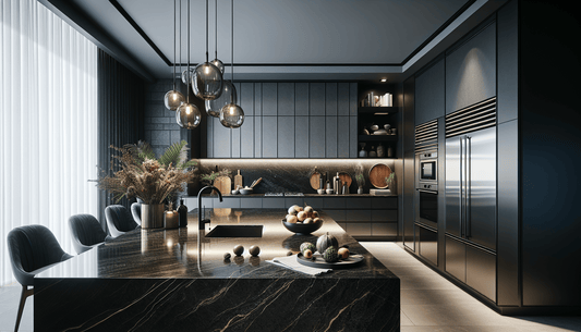 Elevate Kitchens: Dark Granite Countertops for Discerning Spaces - Z Boutique by Marble Couture