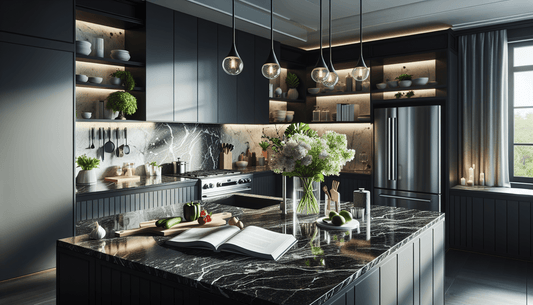 Elevate Kitchens: Stunning Black Granite Countertop Inspirations - Z Boutique by Marble Couture