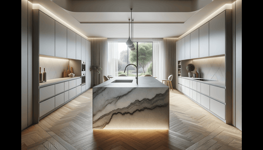 Elevate Kitchens with a Sleek Dekton Waterfall Island Design - Zicana Boutique