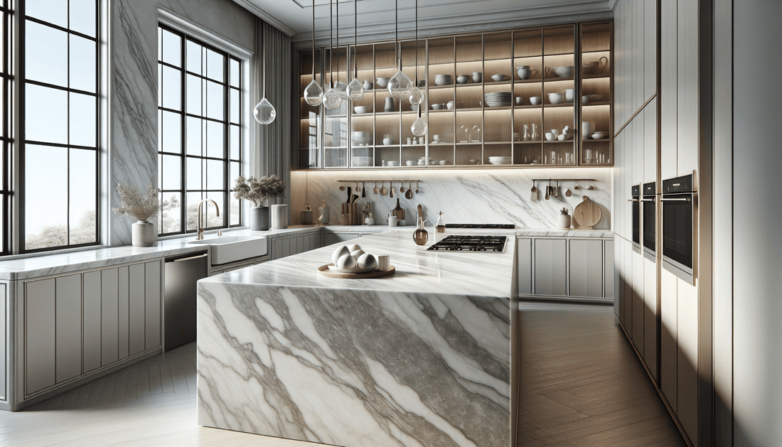 Elevate Kitchens with Luxurious White Marble Countertops - Zicana Boutique