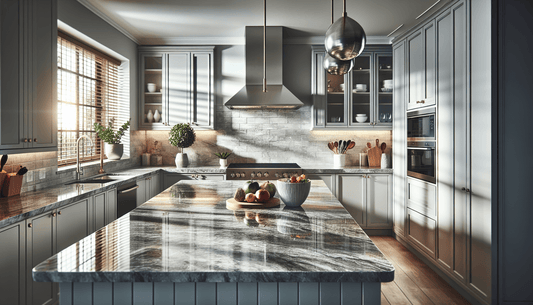 Elevate Kitchens with Silver Grey Granite Countertops - Z Boutique by Marble Couture